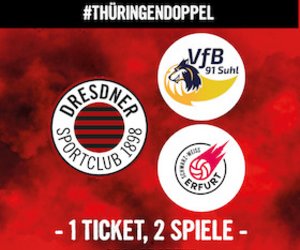 #ThüringenDoppel - Kombiticket vs. Suhl/Erfurt am Do, 18.12.2025 - Margon Arena Dresden, Dresden