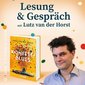SZ Kulturmontag: Konfetti Blues live mit Lutz van der Horst - Lesung & Gespräch