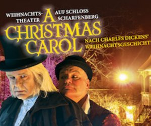 Weihnachtstheater auf Schloss Scharfenberg: A Christmas Carol - Theaterabend inclusive Drei Gänge Buffet Premiere am Mi, 26.11.2025 - Schloss Scharfenberg, Scharfenberg
