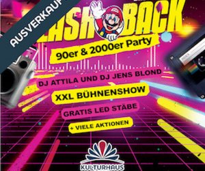 Flashback Party · mit DJ Attila am Sa, 08.11.2025 - Kulturhaus Freital, Freital