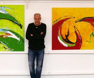 Ausstellung Reiner Schlag Malerei am So, 01.02.2026 - Stadtbezirksamt Dresden-Loschwitz, Dresden