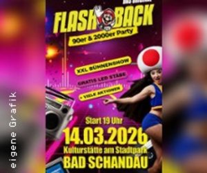 Flashback - 90er & 2000er Party am Sa, 14.03.2026 - Kulturstätte am Stadtpark, Bad Schandau