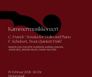 Kammermusikkonzert am Do, 19.02.2026 - Schloß Albrechtsberg Kronensaal, Dresden